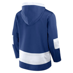 Tampa Bay Lightning Fanatics Inside Line Fleece Pullover Hoodie- Blue