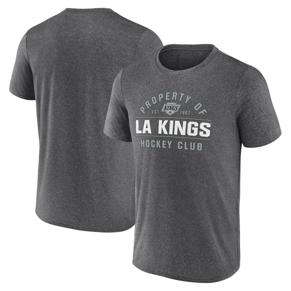 Los Angeles Kings Fanatics Property Of T-Shirt Heather Charcoal