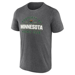 Minnesota Wild Fanatics Property Of T-Shirt Heather Charcoal