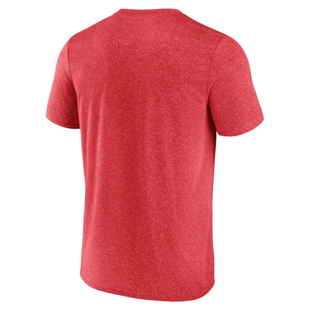 Calgary Flames Fanatics Property Of T-Shirt Heather Red