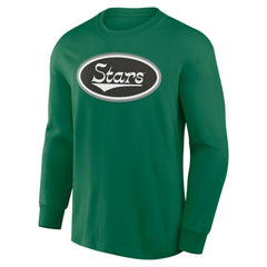 Dallas Stars Fanatics Rewind Long Sleeve T-Shirt Kelly Green