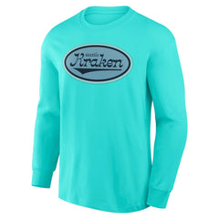 Seattle Kraken Fanatics Rewind Long Sleeve T-Shirt Light Blue