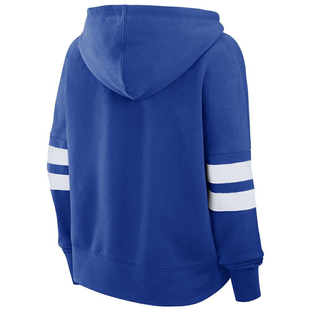 New York Rangers Fanatics Women's Oversized Seize Pullover Hoodie Blue