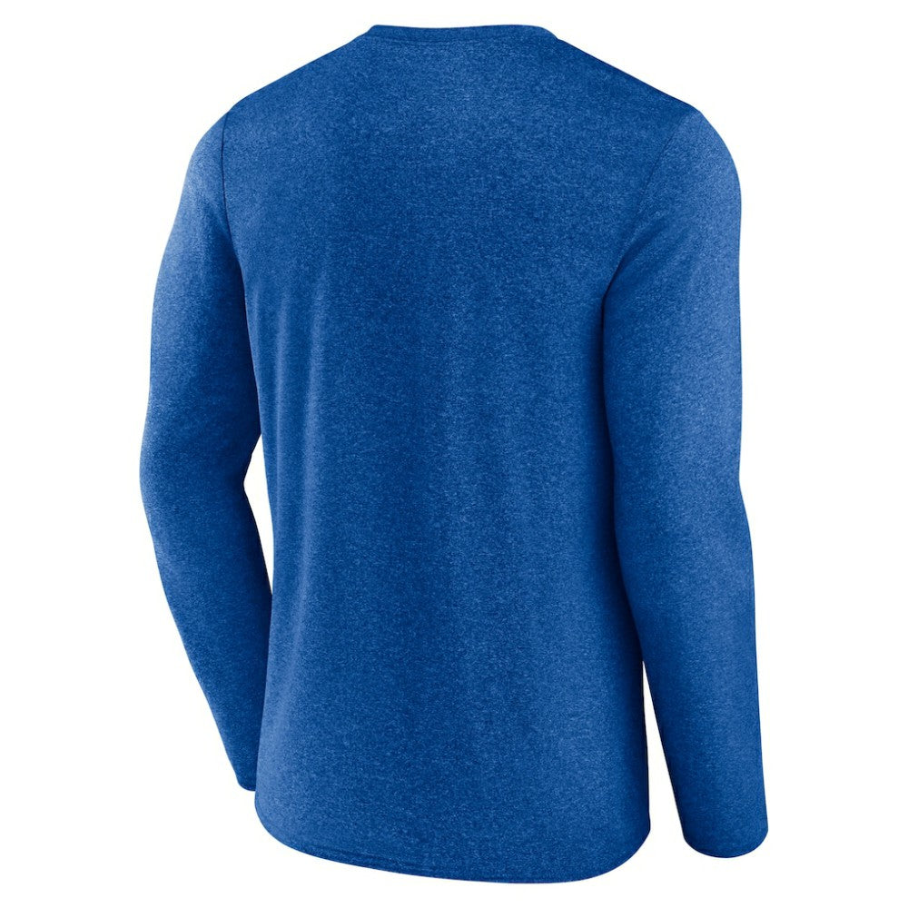 St. Louis Blues Fanatics Transition Long Sleeve T-Shirt Heather Blue