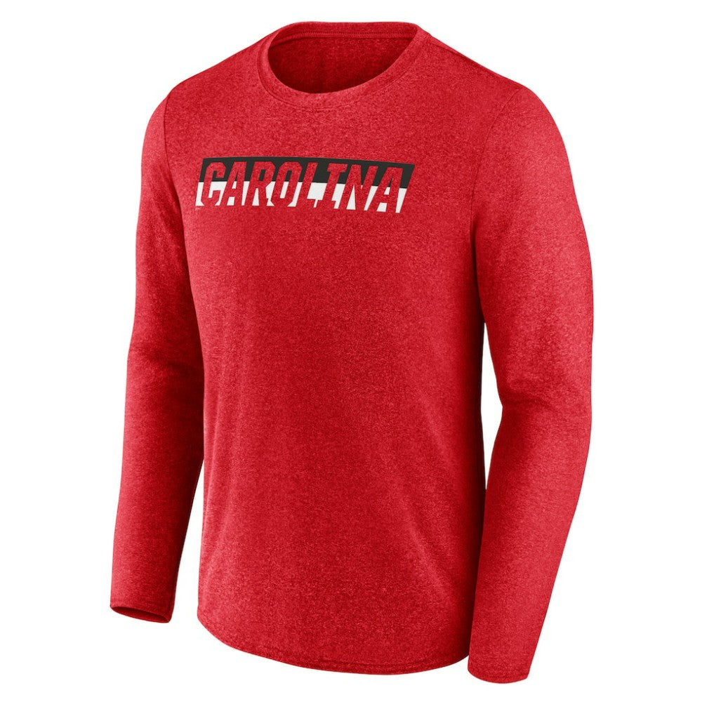 Carolina Hurricanes Fanatics Transition Long Sleeve T-Shirt Heather Red
