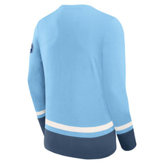 Pittsburgh Penguins Fanatics Vintage High Point Long Sleeve T-Shirt Light Blue