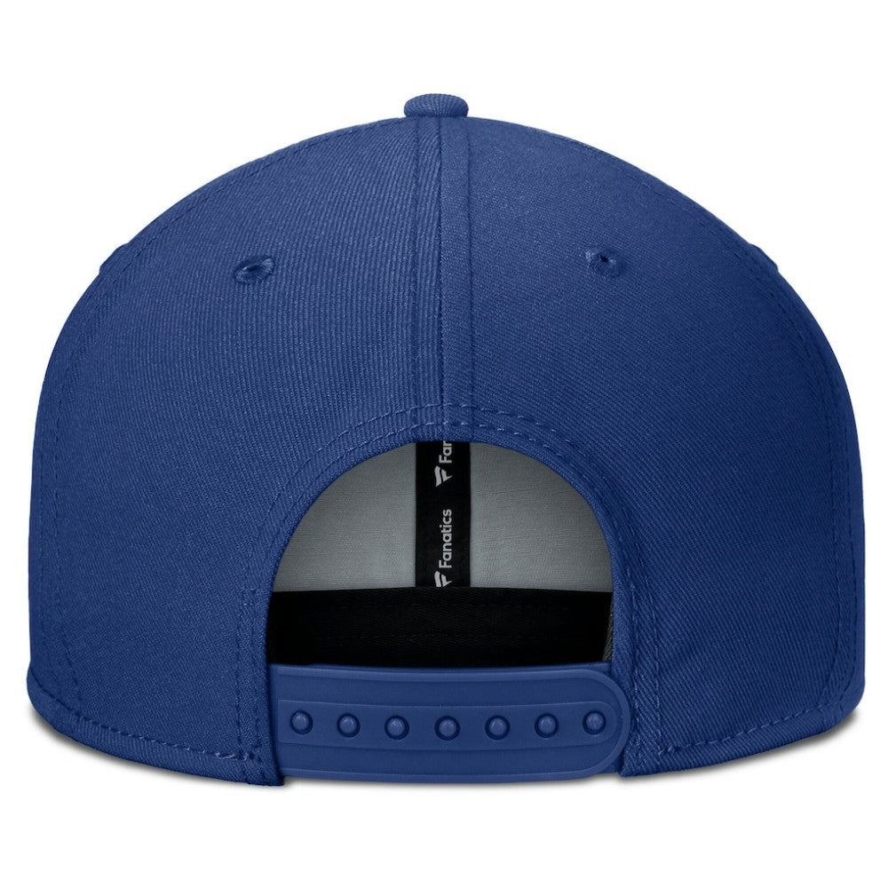 Tampa Bay Lightning Fanatics Fundamental Gino Stack Snapback Hat Blue