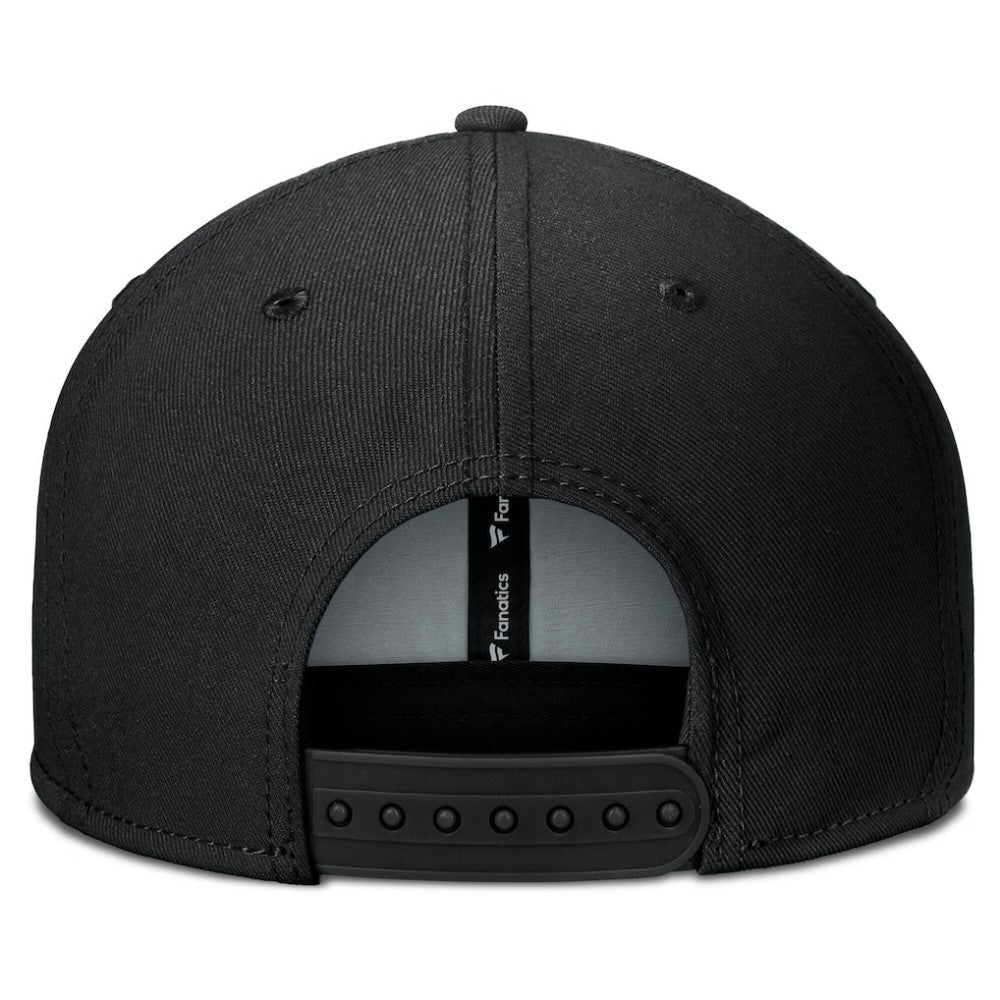 Chicago Blackhawks Fanatics Fundamental Gino Stack Snapback Hat Black