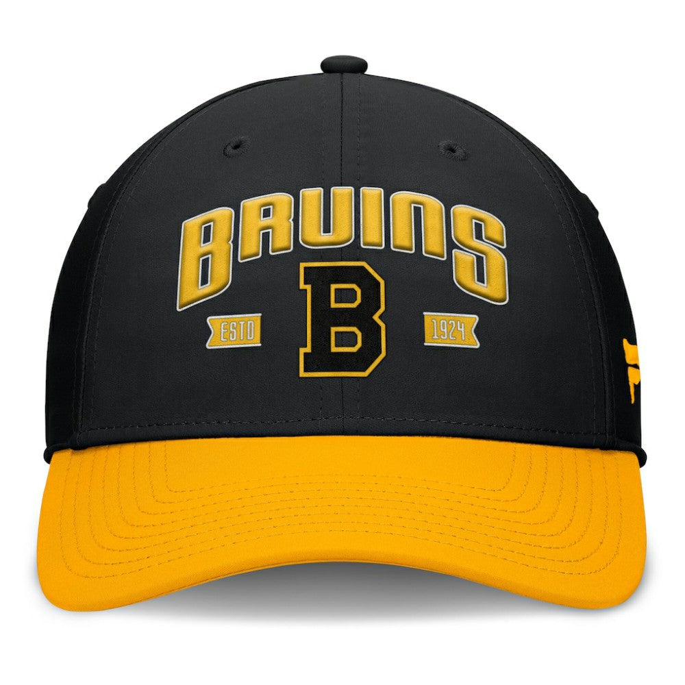 Boston Bruins Fanatics Heritage Captain Flex Hat Black/Gold