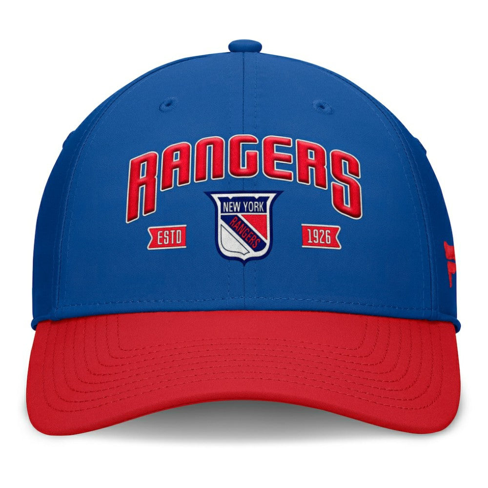 New York Rangers Fanatics Heritage Captain Flex Hat Blue/Red