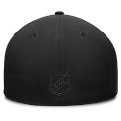 Vegas Golden Knights Fanatics Heritage Ice Time Wordmark Fitted Hat Black