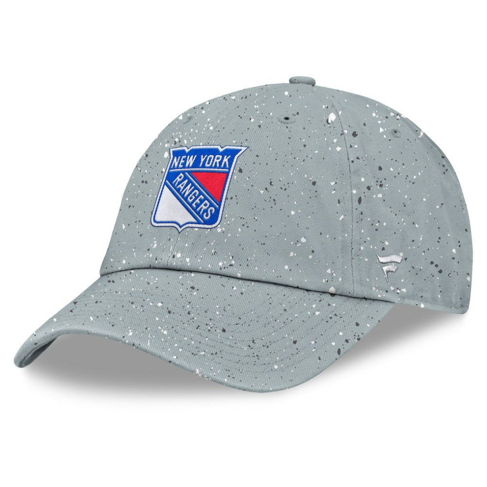 New York Rangers Fanatics Women's Heritage Snow Day Speckle Adjustable Hat Gray