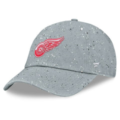 Detroit Red Wings Fanatics Women's Heritage Snow Day Speckle Adjustable Hat Gray
