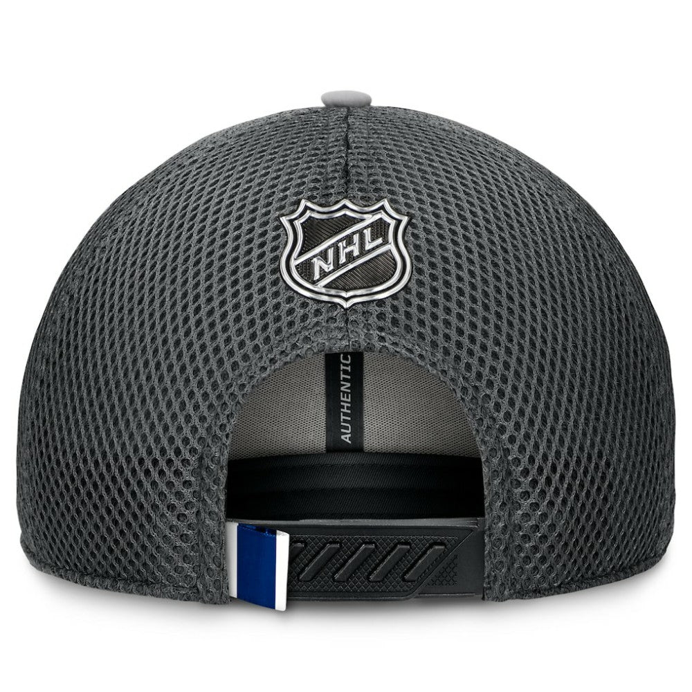 Toronto Maple Leafs Fanatics Authentic Pro Home Ice Trucker Adjustable Hat Gray