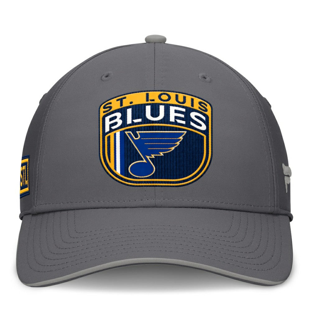 St. Louis Blues Fanatics Home Ice Flex Hat Gray