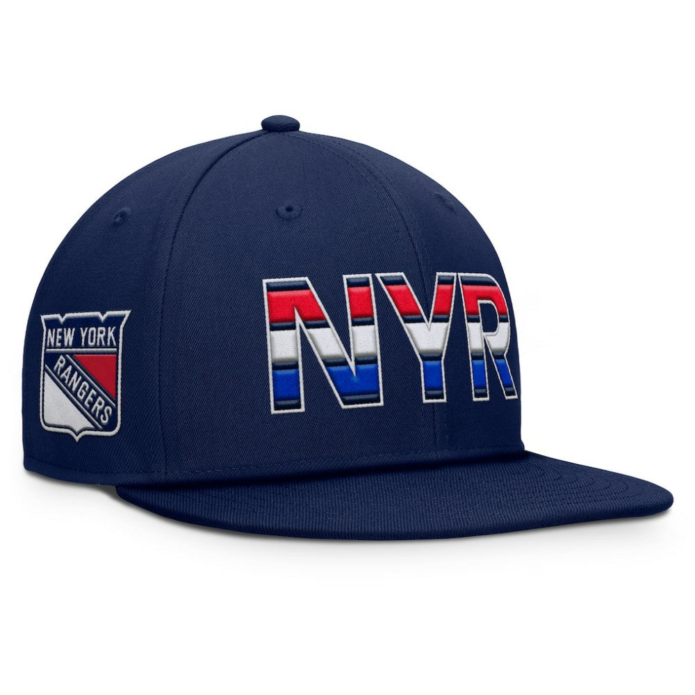 New York Rangers Fanatics Authentic Pro Alternate Jersey Snapback Hat Navy
