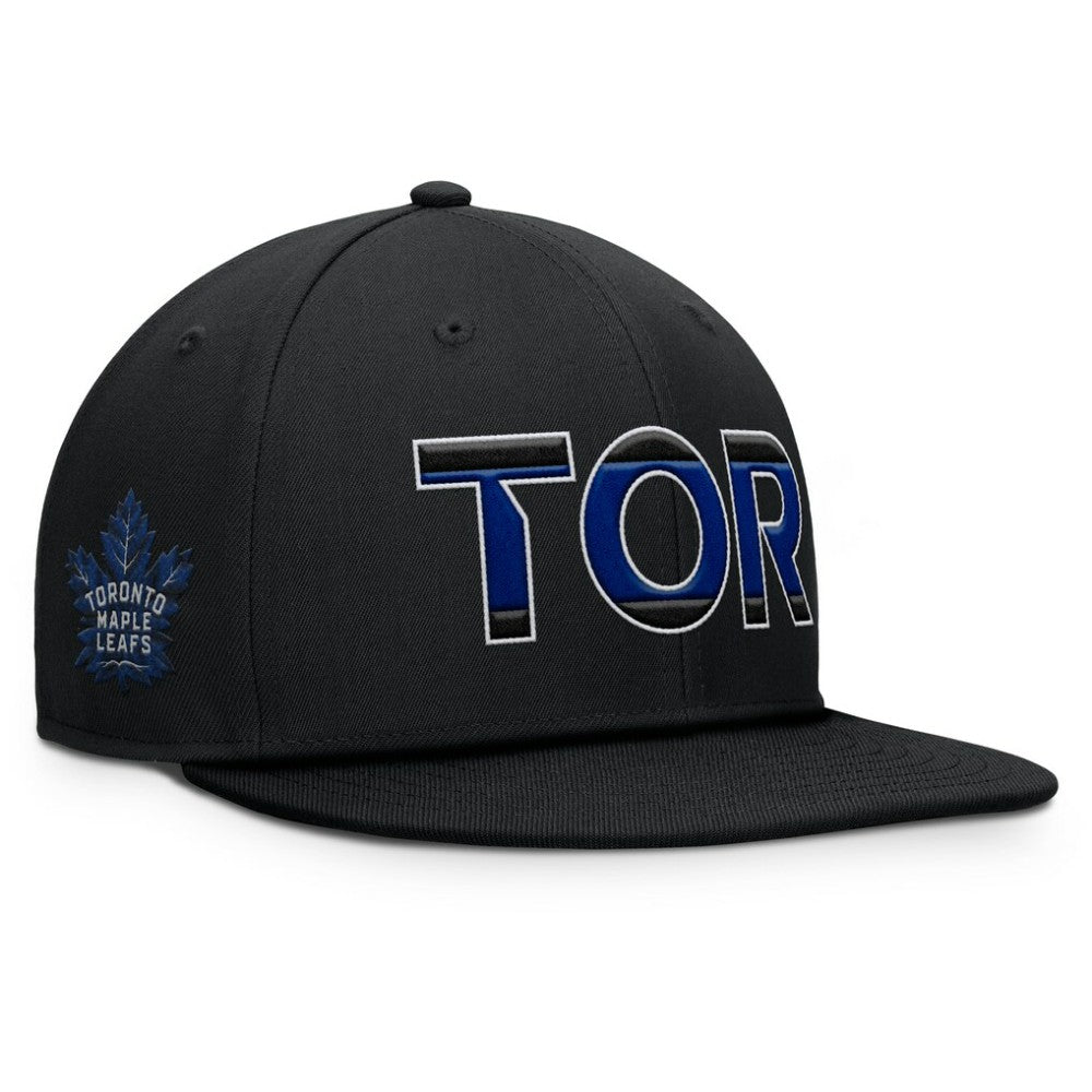 Toronto Maple Leafs Fanatics Authentic Pro Alternate Jersey Snapback Hat Black