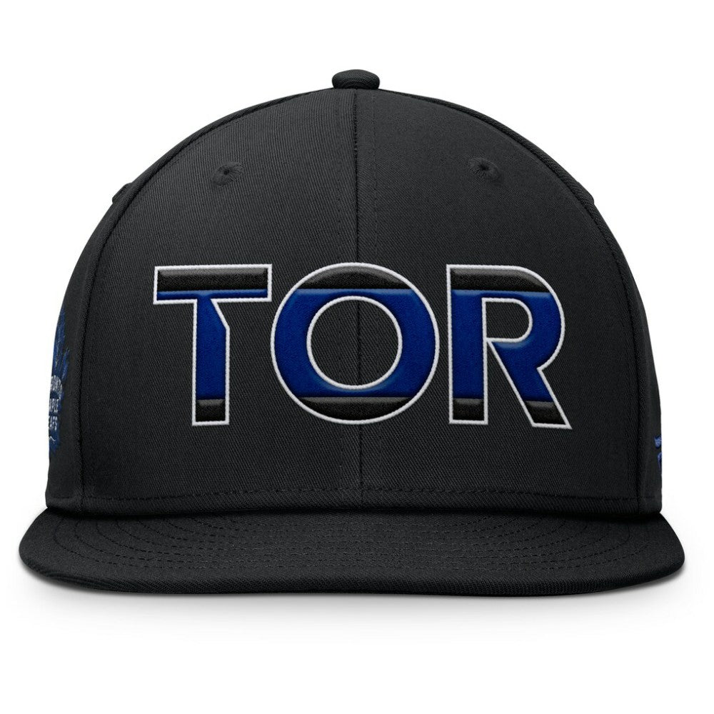 Toronto Maple Leafs Fanatics Authentic Pro Alternate Jersey Snapback Hat Black