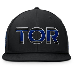 Toronto Maple Leafs Fanatics Authentic Pro Alternate Jersey Snapback Hat Black