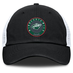 Minnesota Wild Fanatics Averie Trucker Adjustable Hat Black/Gray