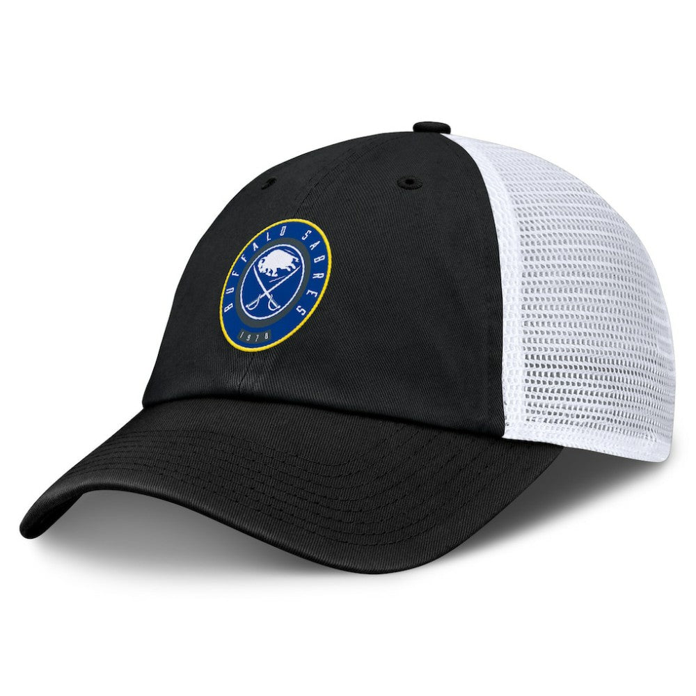 Buffalo Sabres Fanatics Averie Trucker Adjustable Hat Black/White