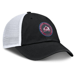 Colorado Avalanche Fanatics Averie Trucker Adjustable Hat Black/White