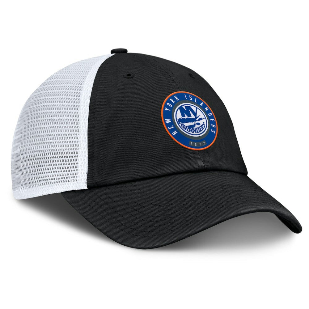 New York Islanders Fanatics Averie Trucker Adjustable Hat Black/Gray