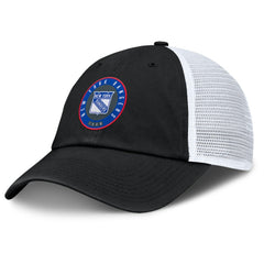 New York Rangers Fanatics Averie Trucker Adjustable Hat Black/Gray