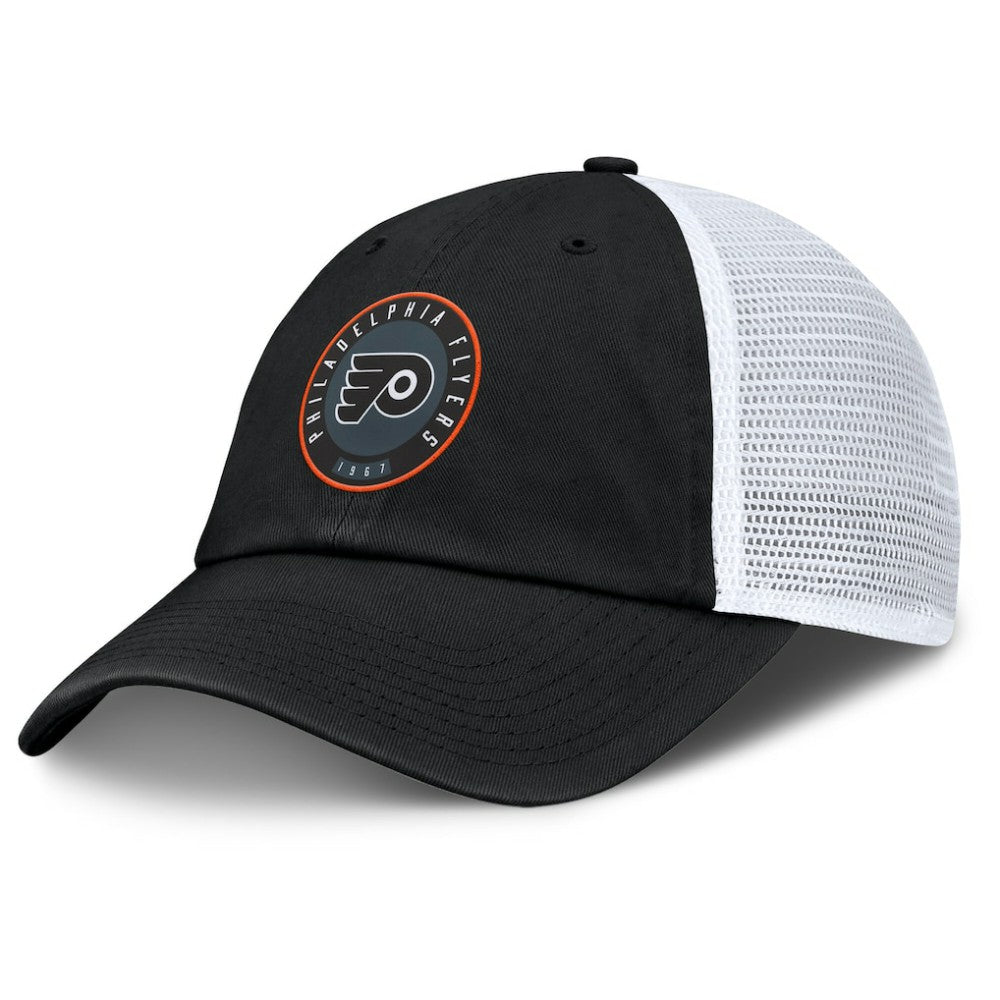 Philadelphia Flyers Fanatics Averie Trucker Adjustable Hat Black/Gray