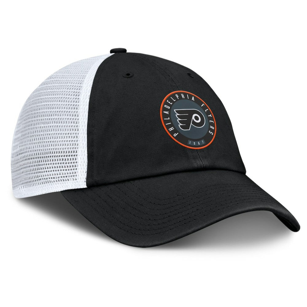 Philadelphia Flyers Fanatics Averie Trucker Adjustable Hat Black/Gray