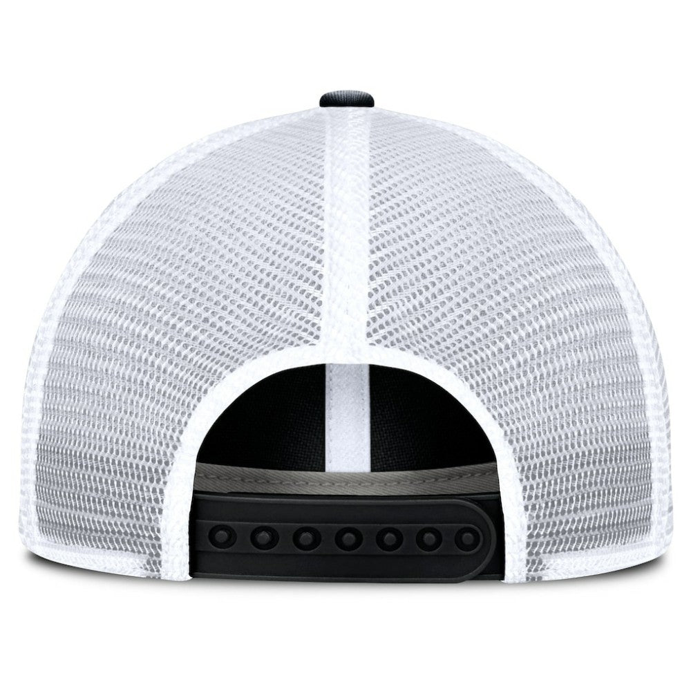 St. Louis Blues Fanatics Averie Trucker Adjustable Hat Black/White