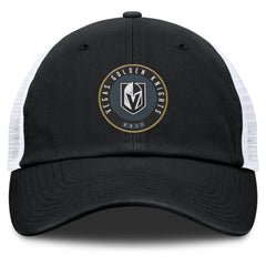Vegas Golden Knights Fanatics Averie Trucker Adjustable Hat Black/White
