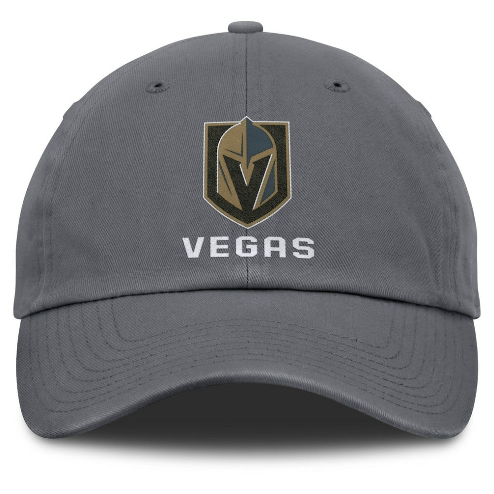 Vegas Golden Knights Fanatics Washed Adjustable Hat Charcoal