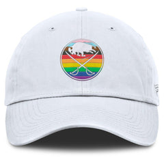 Buffalo Sabres Fanatics PRIDE Adjustable Hat White