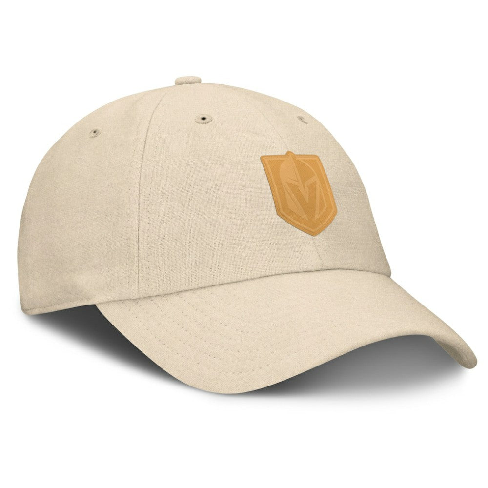 Vegas Golden Knights Fanatics Front Office Canvas Adjustable Hat Tan