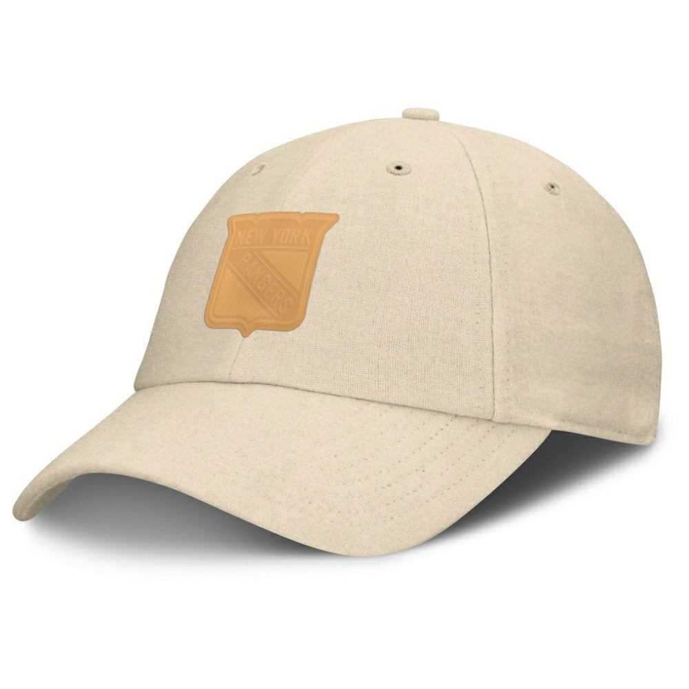 New York Rangers Fanatics Front Office Canvas Adjustable Hat Tan
