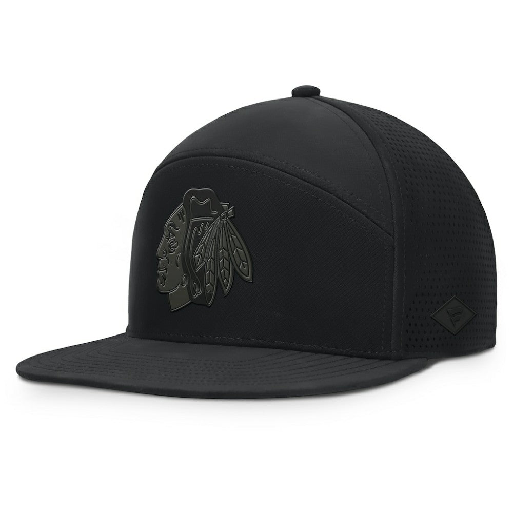 Chicago Blackhawks Fanatics Front Office Adjustable Hat Black