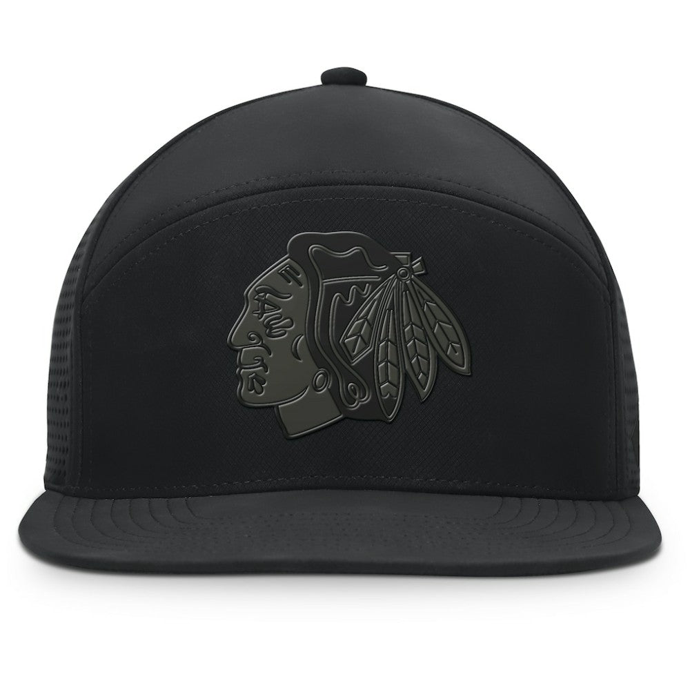 Chicago Blackhawks Fanatics Front Office Adjustable Hat Black