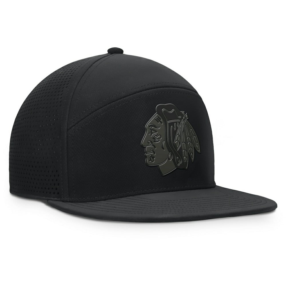 Chicago Blackhawks Fanatics Front Office Adjustable Hat Black