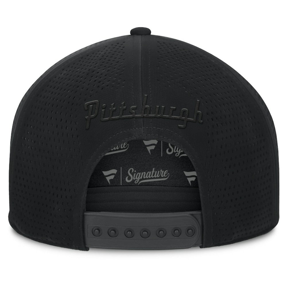 Pittsburgh Penguins Fanatics Front Office Adjustable Hat Black