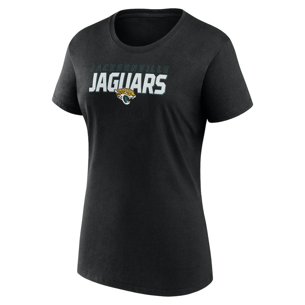 Jacksonville Jaguars Logo Athletic Women's Lean T-Shirt - Black cheap
