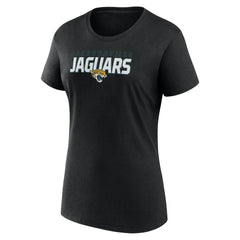 Jacksonville Jaguars Logo Athletic Women's Lean T-Shirt - Black cheap