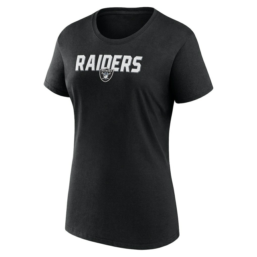 Las Vegas Raiders Logo Athletic Women's Lean T-Shirt - Black discount