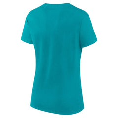 Miami Dolphins Logo Athletic Women's Lean T-Shirt - Aqua online
