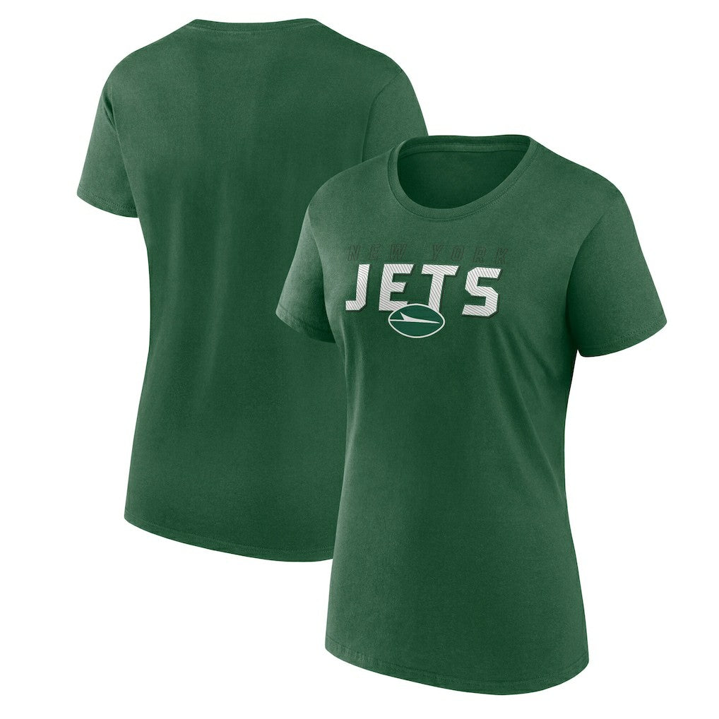 New York Jets Logo Athletic Women's Lean T-Shirt - Green cheap