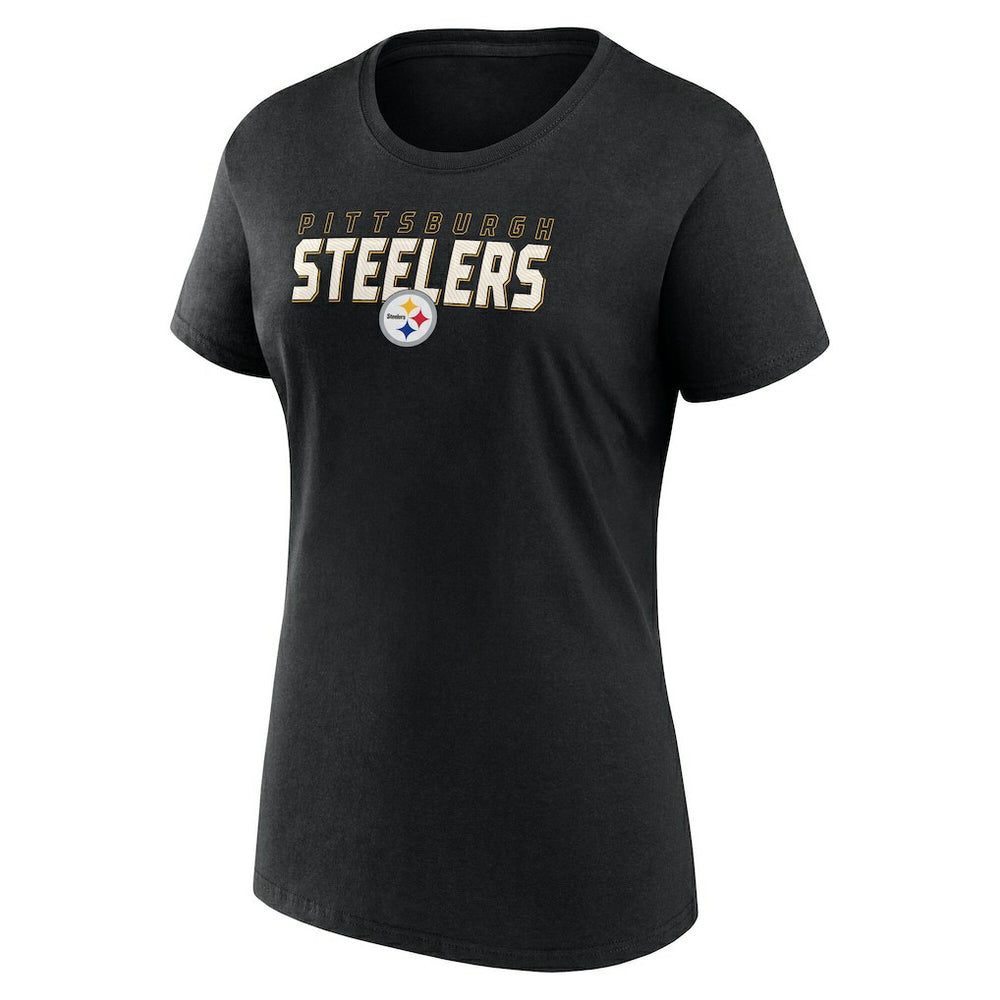 Pittsburgh Steelers Logo Athletic Women's Lean T-Shirt - Black online