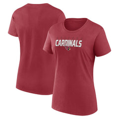 Arizona Cardinals Logo Athletic Women's Lean T-Shirt - Cardinal discount