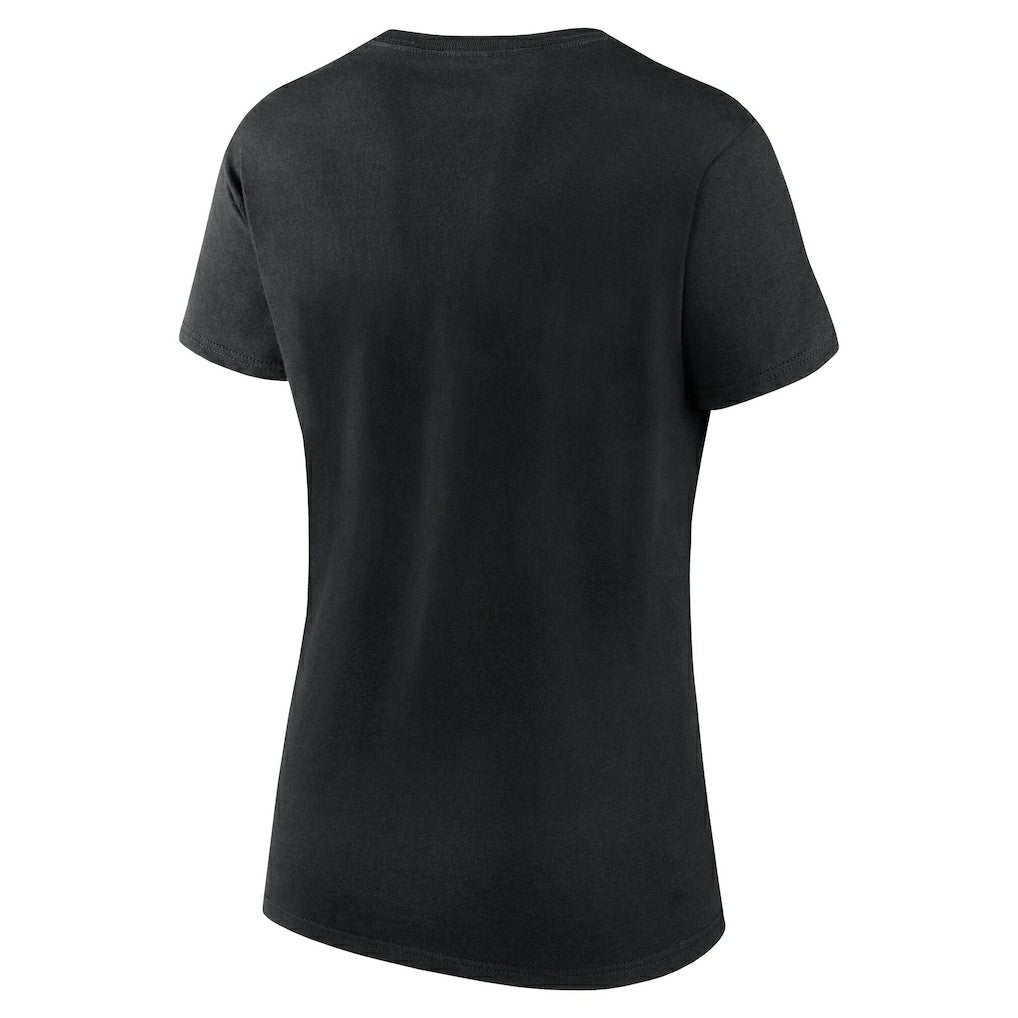 Atlanta Falcons Logo Athletic Women's Lean T-Shirt - Black outlet