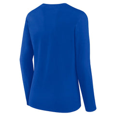 Los Angeles Rams Logo Athletic Women's Grip Long Sleeve T-Shirt - Royal online