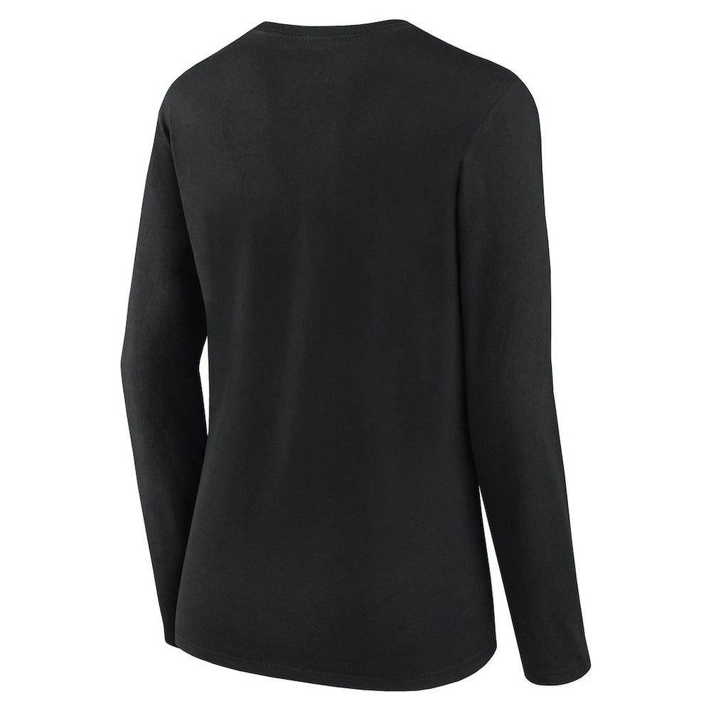 New Orleans Saints Logo Athletic Women's Grip Long Sleeve T-Shirt - Black sale